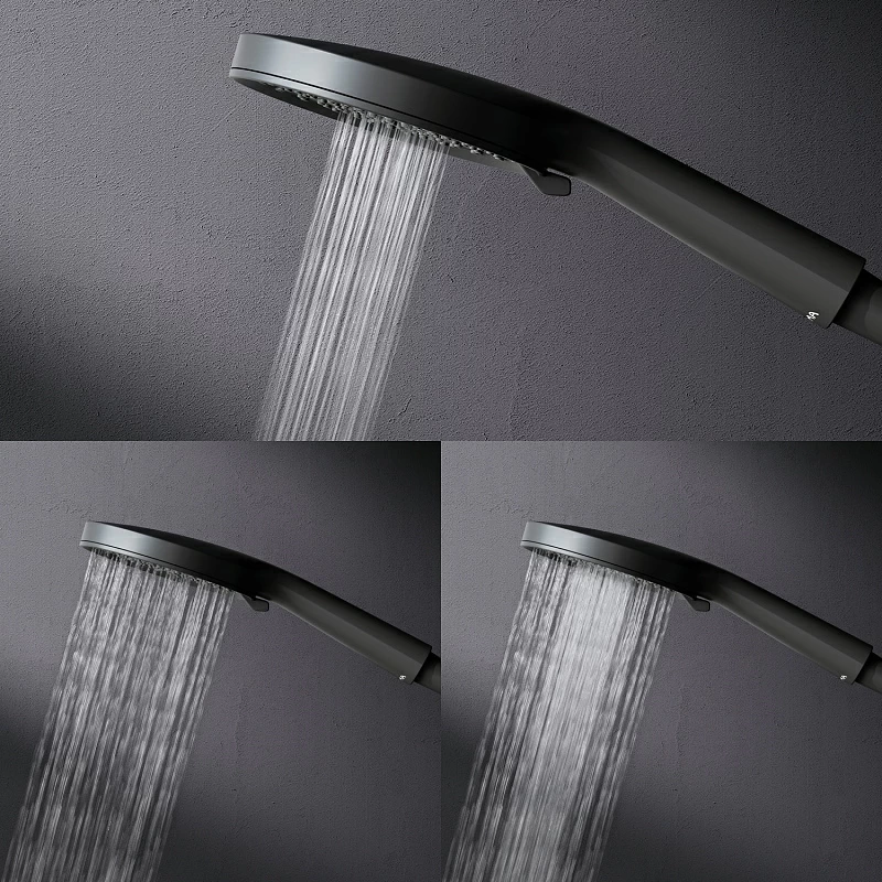 Душевая система AM.PM X-Joy F0785A622 стойка с тропическим душем, смесителем, черная матовая