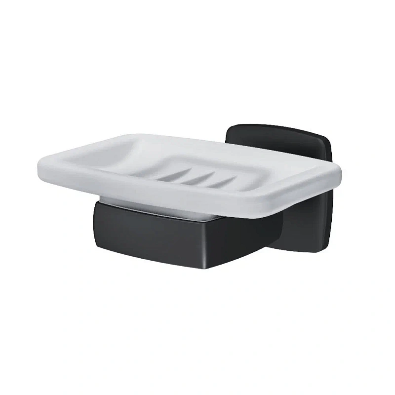 Мыльница стеклянная настенная AM.PM Gem A9034222 черная