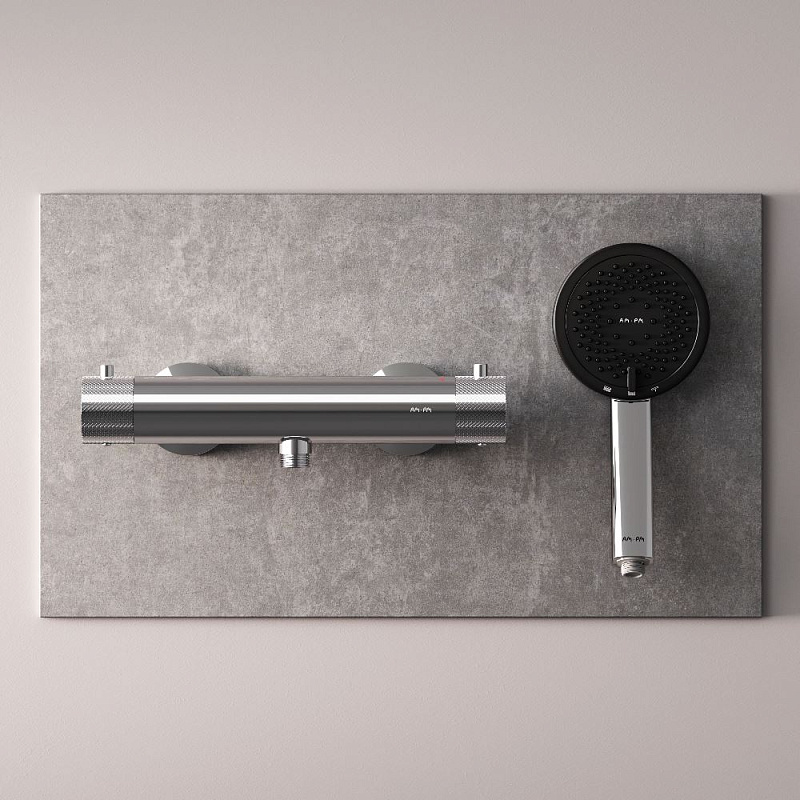 Смеситель для душа AM.PM Libre F6040000 термостат, хром