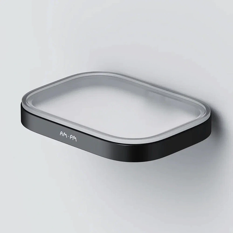 Мыльница стеклянная настенная AM.PM Func A8F34222 черная