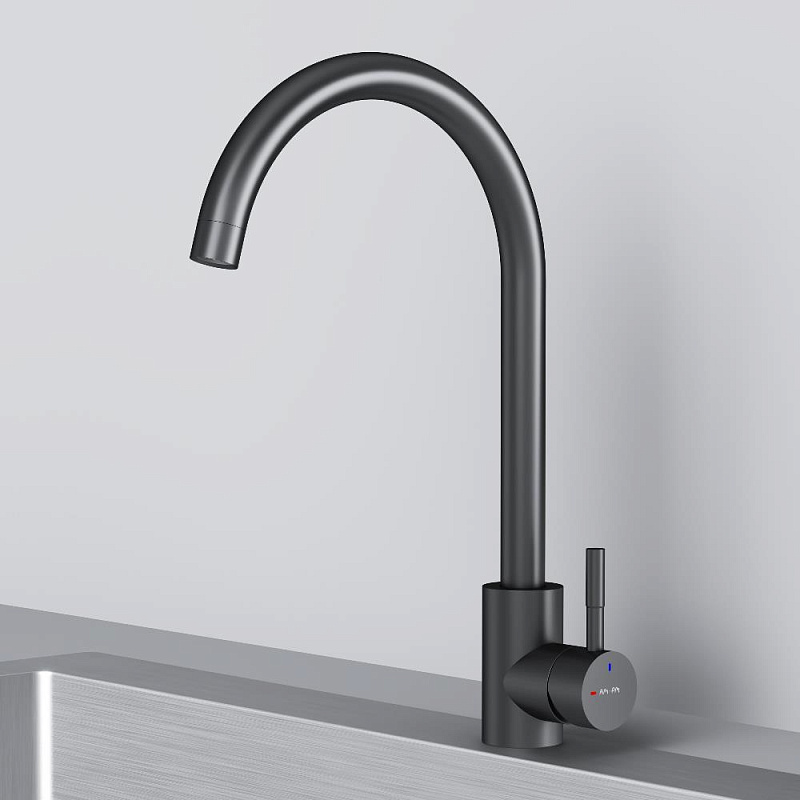 Смеситель для кухни AM.PM X-Joy S F85B07122 высокий, черный