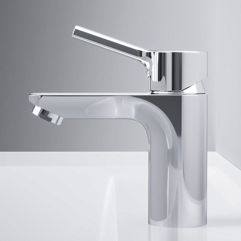 Смеситель для раковины (умывальника) AM.PM X-Joy F85A82100 с донным клапаном, хром