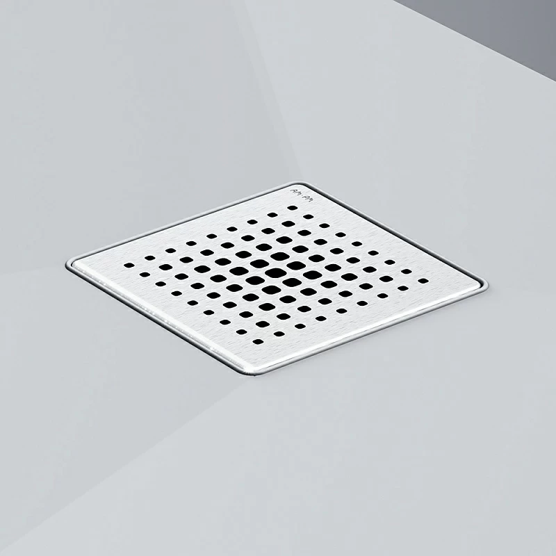 Душевой трап 10x10 AM.PM PrimeFlow W02BD-P11-010-01SB гидрозатвор со стальной матовой решеткой