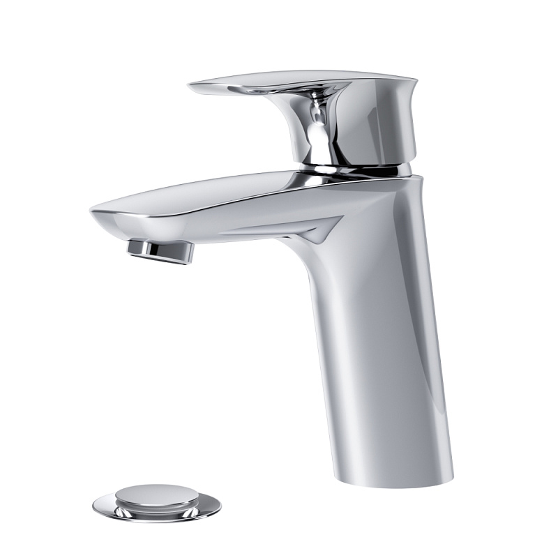 Смеситель для раковины (умывальника) AM.PM Spirit 2.1 F71A82100 с донным клапаном, хром