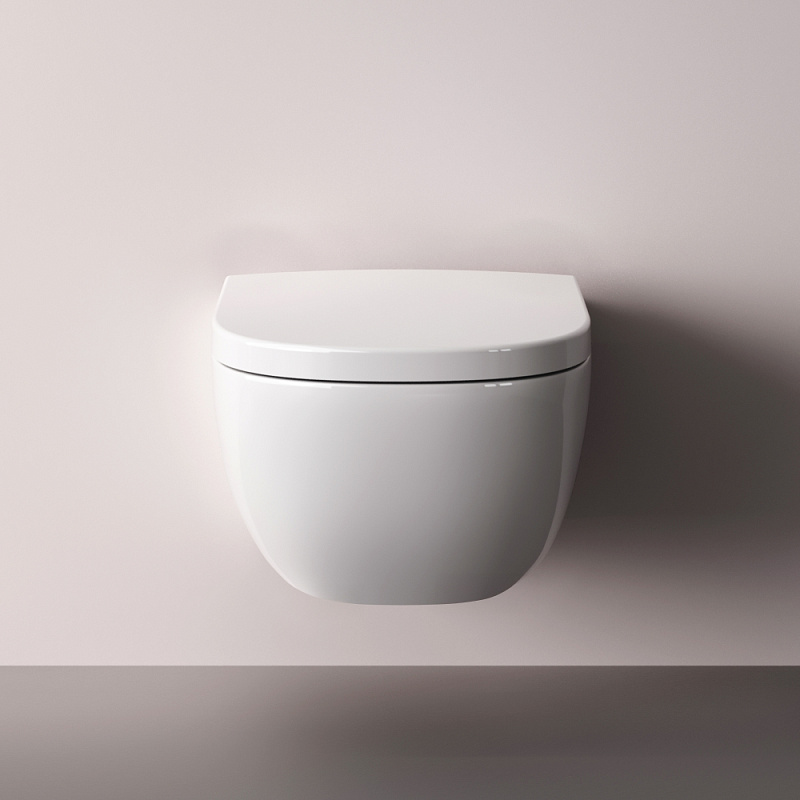 Унитаз подвесной AM.PM Above C9X1900SC торнадо безободковый с сиденьем микролифт, белый