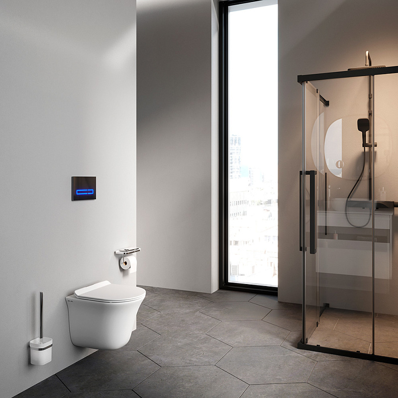 Унитаз подвесной AM.PM Force C9F1700LMSC безободковый с сиденьем микролифт, белый