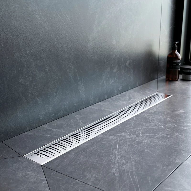 Душевой трап (лоток) 70 AM.PM MasterFlow W01SC-P11-070-01SB комбинированный затвор со стальной матовой решеткой