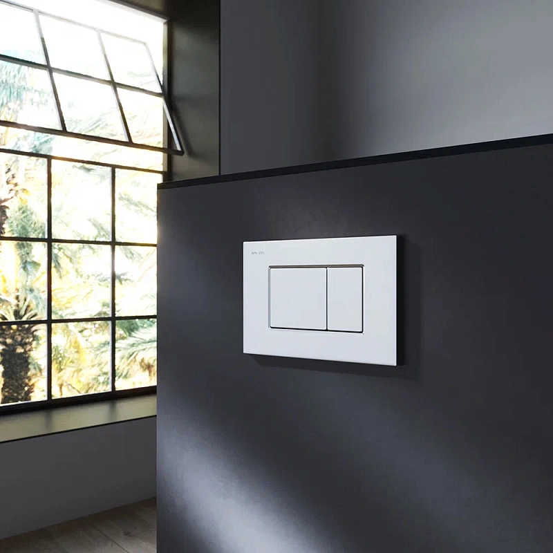 Клавиша смыва для инсталляции AM.PM ProC S I070231 механическая серебристая