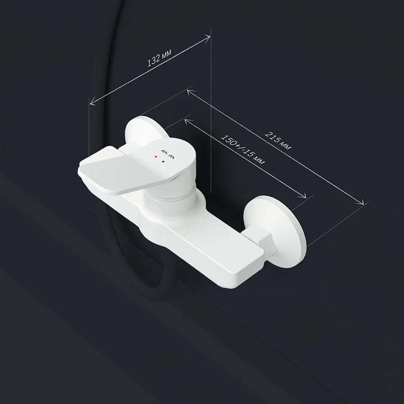 Смеситель для душа AM.PM X-Joy F85A20033 белый