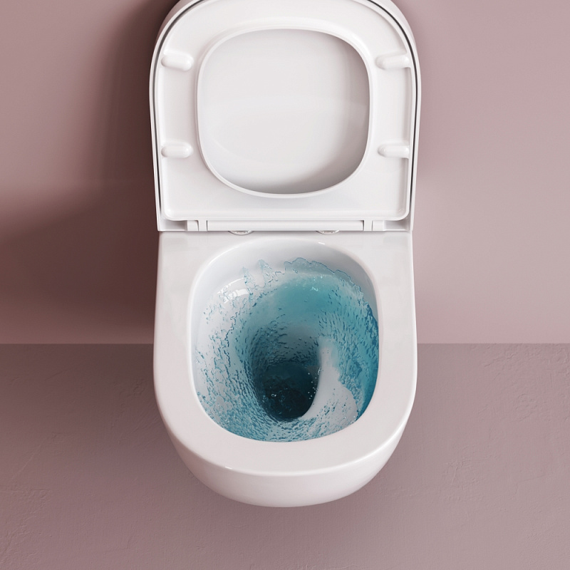 Унитаз подвесной AM.PM Libre C601900SC торнадо безободковый с сиденьем микролифт, белый