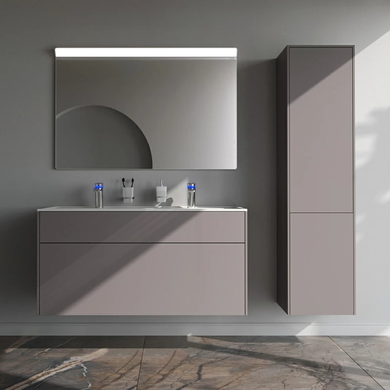 Тумба под раковину 120 AM.PM Inspire 2.0 M50AFHX1203EGM подвесная серая матовая