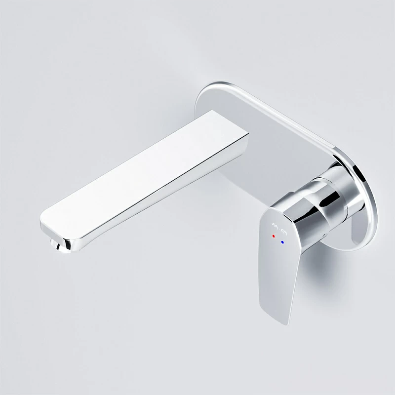 Смеситель для раковины (умывальника) AM.PM Gem F90A72200 хром встраиваемый