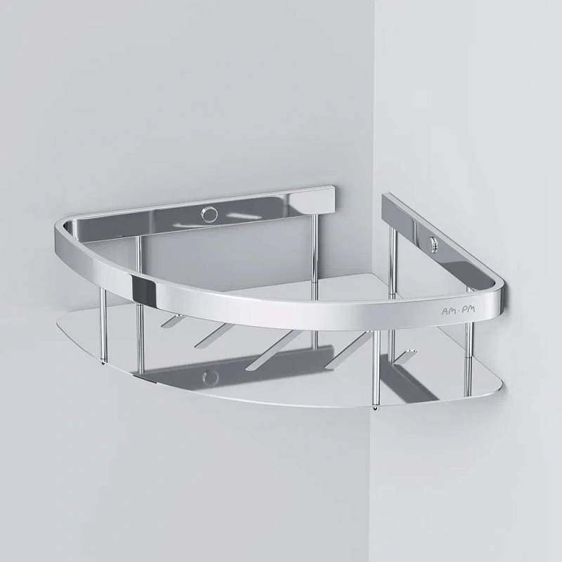 Полка в ванную угловая AM.PM Sense L A7454100 хром