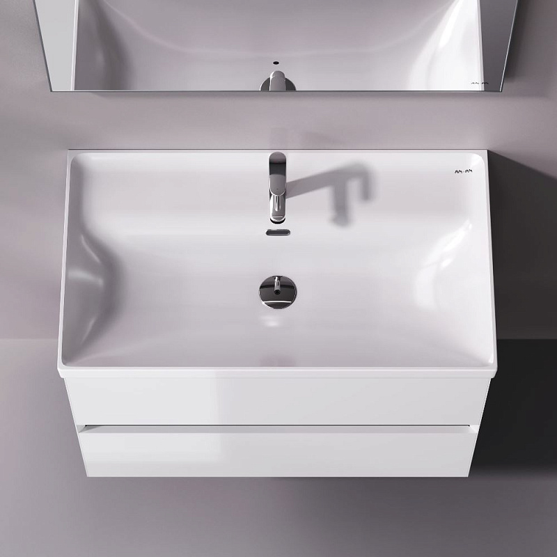 Раковина мебельная 80 AM.PM Above M9XWCC0800WG белая встраиваемая