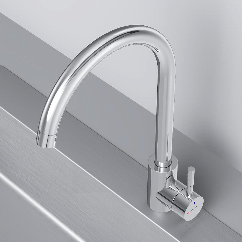 Смеситель для кухни AM.PM X-Joy S F85B07100 высокий, хром