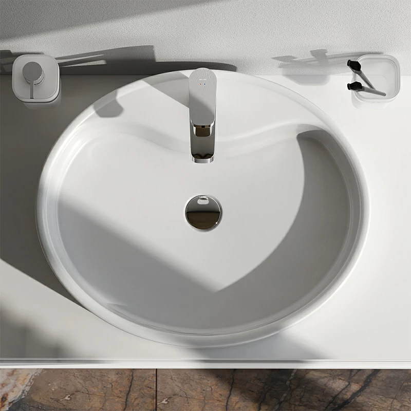 Раковина накладная 56 AM.PM Func M8FWCC20561WG белая