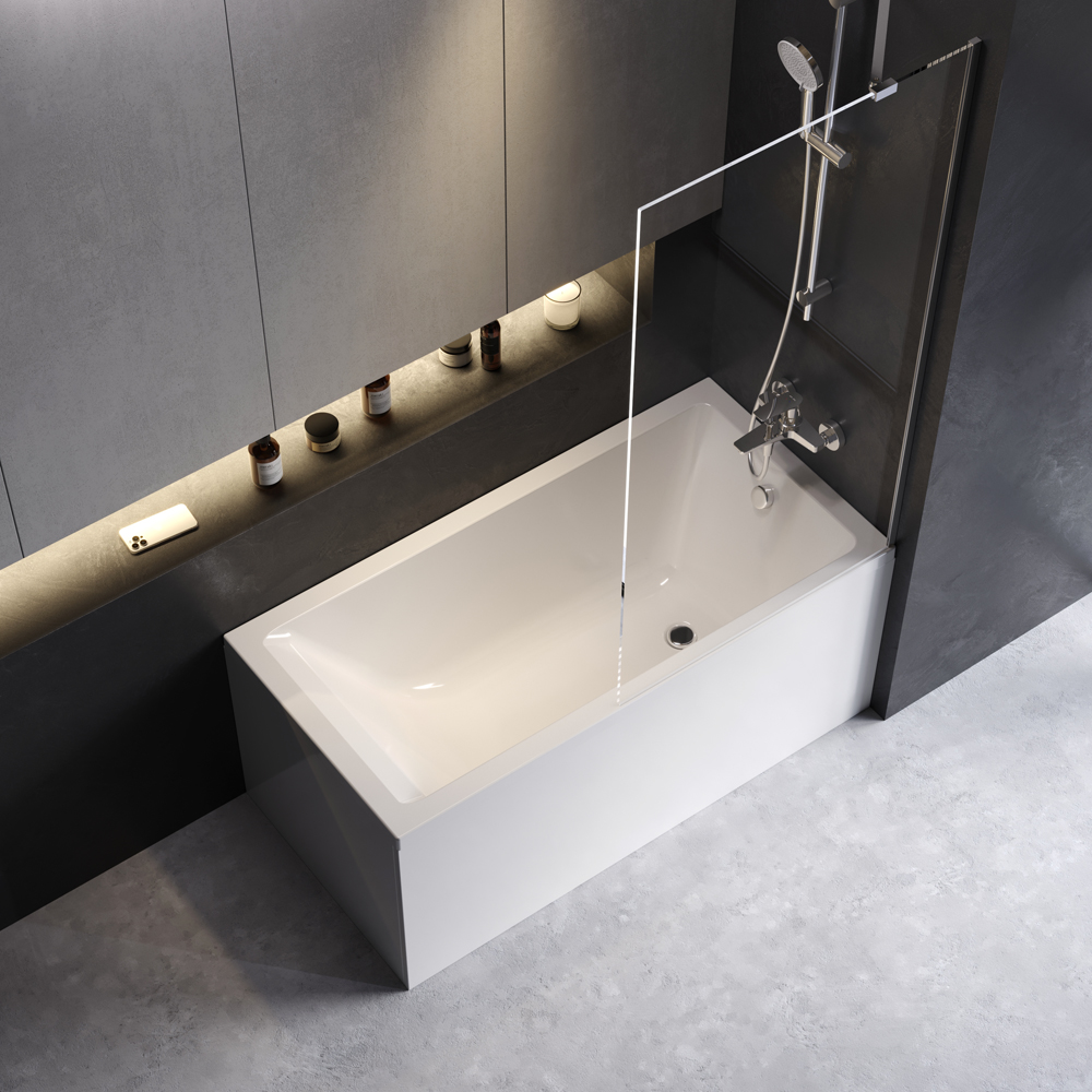 Ванна акриловая 140х70 см Gem W93A-140-070W-A, Белый