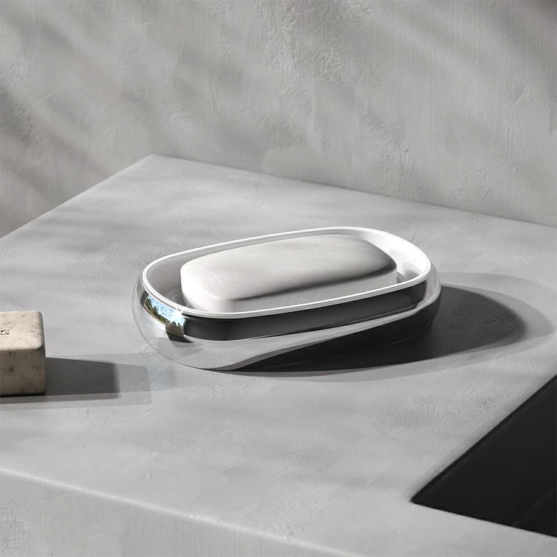 Мыльница стеклянная AM.PM Sensation A3031200 хром