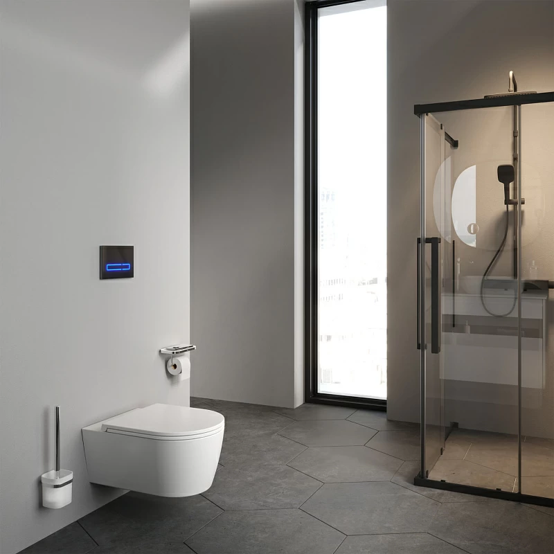 Унитаз подвесной AM.PM Func C8F1701SC (глубина 54 см) безободковый с сиденьем микролифт, белый