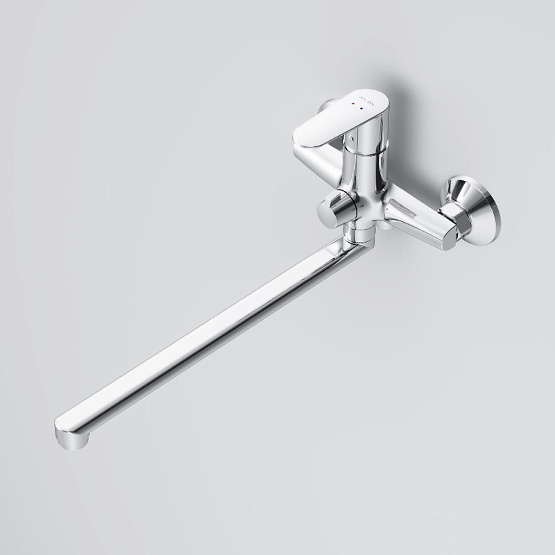 Смеситель для ванны и душа AM.PM Above F9X90200 длинный излив, хром