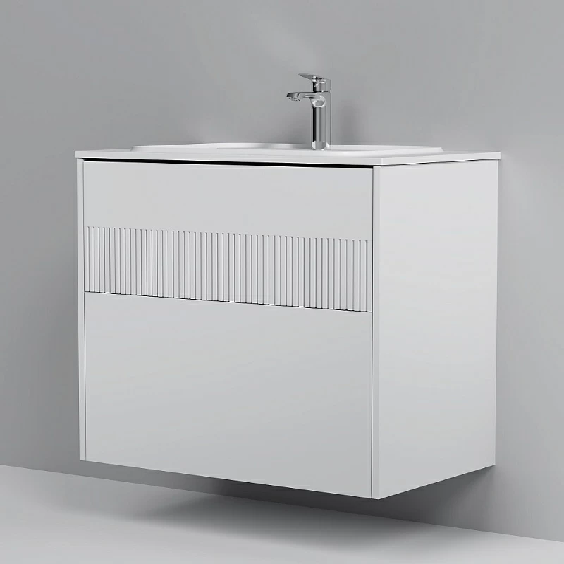 Тумба под раковину 80 AM.PM Func M8FFUX0802WM белая матовая