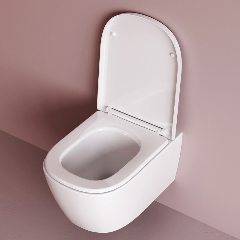 Унитаз подвесной AM.PM Libre C601901SC торнадо безободковый с сиденьем микролифт, белый