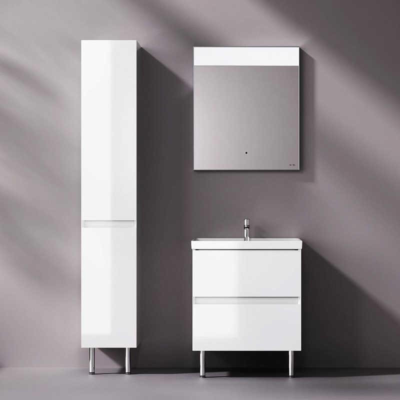 Тумба с раковиной 60 AM.PM Above M9X-FSX0602WG-WCC0600WG напольная, белая глянцевая