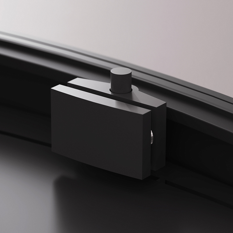 Душевое ограждение без поддона 90x90 AM.PM Above W9XG-401-9090-BT профиль черный