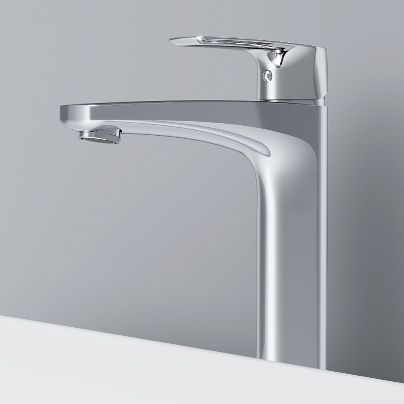 Смеситель для раковины (умывальника) AM.PM Gem F90A92000 высокий, хром