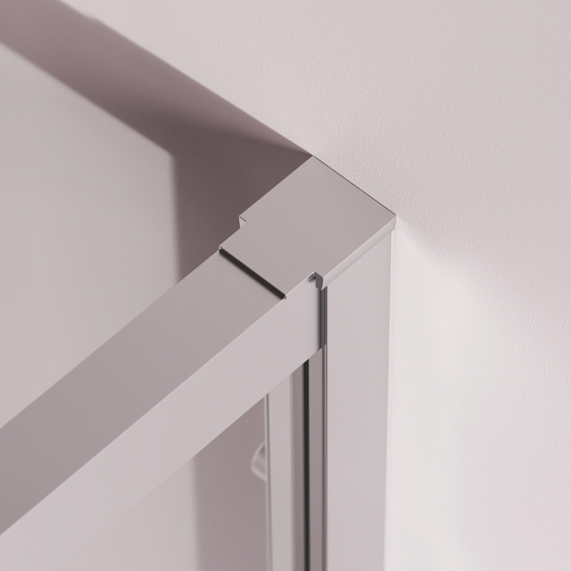 Душевое ограждение без поддона 90x90 AM.PM Above W9XG-401-9090-MT профиль серебристый