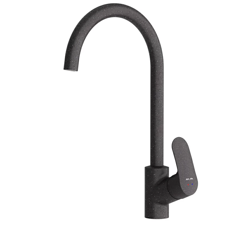 Смеситель для кухни AM.PM Like F8007122 высокий, черный