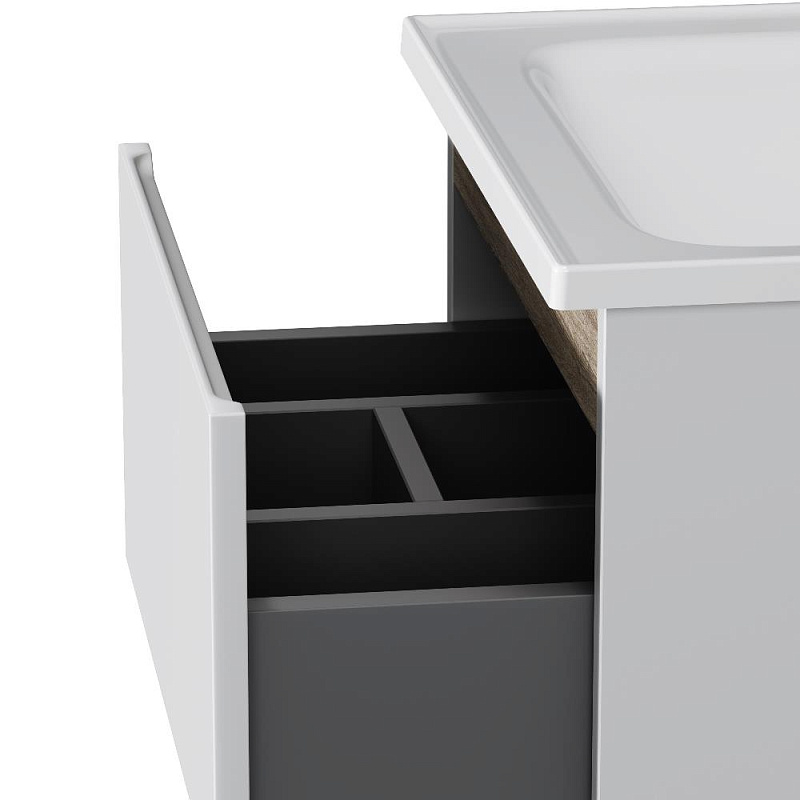 Тумба под раковину 50 AM.PM X-Joy M85AFSX0502WG напольная белый глянец