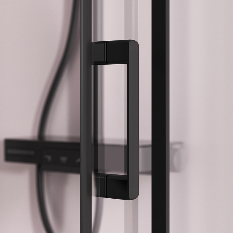 Душевое ограждение без поддона 120x90 AM.PM Above W9XG-403-12090-BT профиль черный