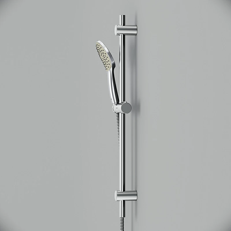 Душевой гарнитур AM.PM Gem F0190000 штанга, шланг, лейка 1 режим, хром