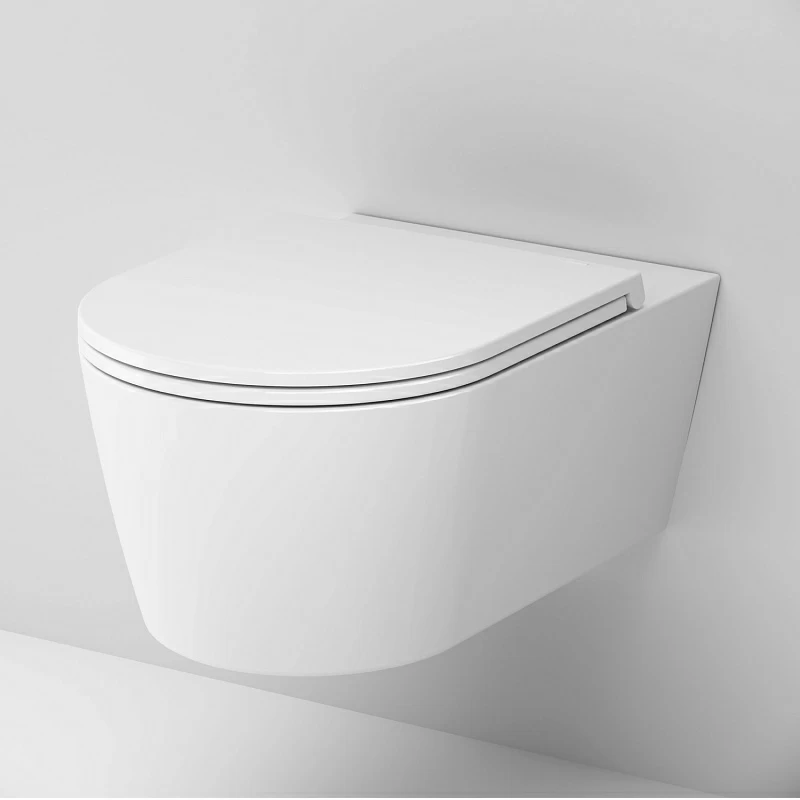 Унитаз подвесной AM.PM Func C8F1701SC (глубина 54 см) безободковый с сиденьем микролифт, белый