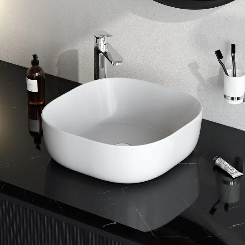 Раковина накладная 43 AM.PM Func M8FWCC30430WG белая