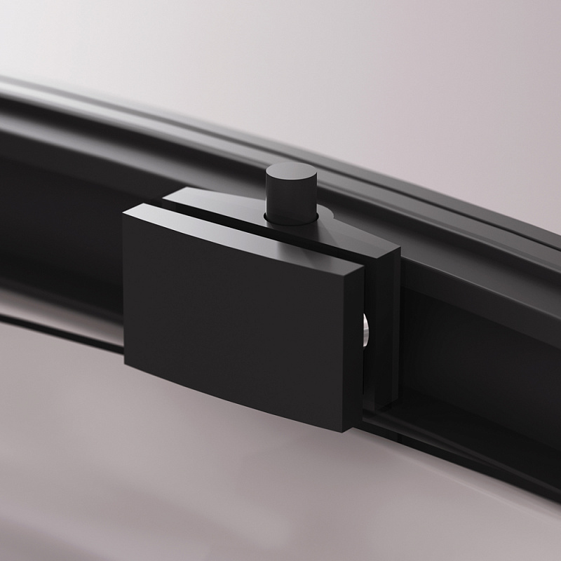 Душевое ограждение без поддона 80x80 AM.PM Above W9XG-401-8080-BT профиль черный