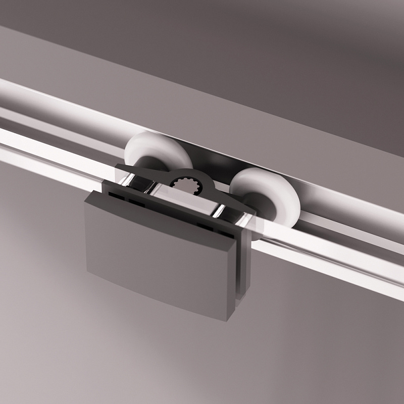 Душевое ограждение без поддона 120x90 AM.PM Above W9XG-403-12090-MT профиль серебристый