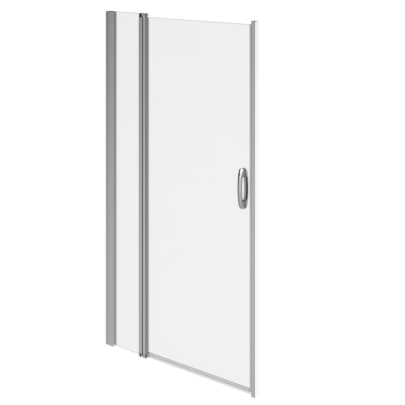 Душевая перегородка с дверью 120190 AM.PM Move W81S-D120-000CT прозрачное стекло, профиль серебристый