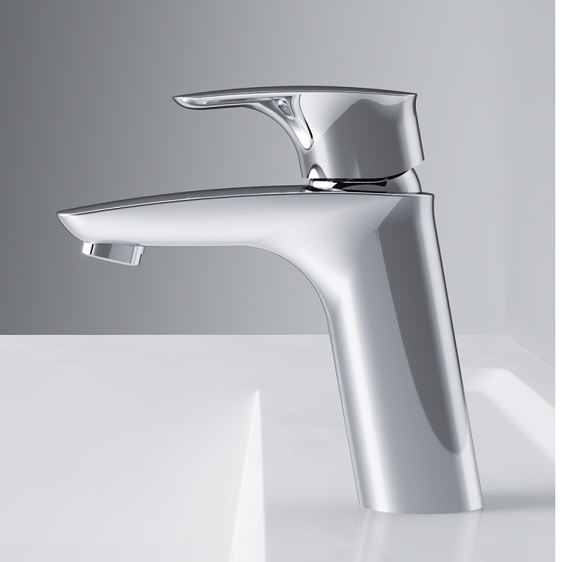 Смеситель для раковины (умывальника) AM.PM Spirit 2.1 F71A82100 с донным клапаном, хром