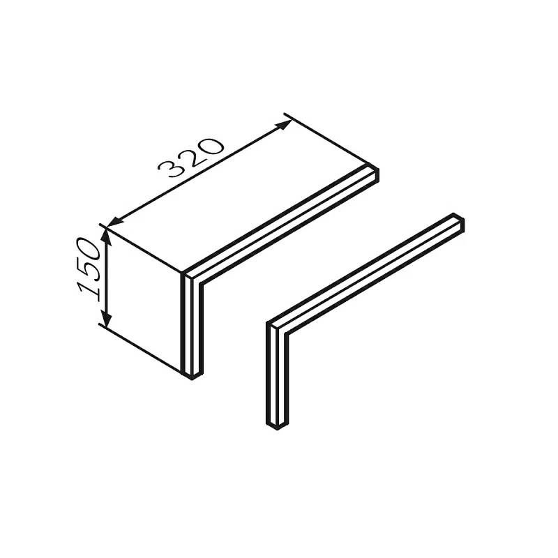 Шкаф-пенал для ванной 35 AM.PM Spirit 2.1 M71ACHX0356WG белый глянец