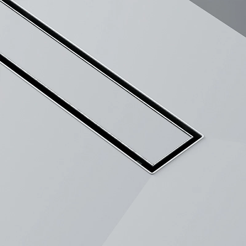 Душевой трап (лоток) 70 AM.PM MasterFlow W01SC-U11-070-04SB комбинированный затвор со стальной матовой решеткой под плитку