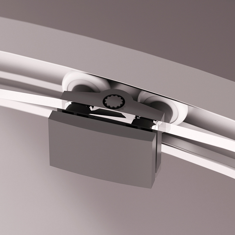 Душевое ограждение без поддона 90x90 AM.PM Above W9XG-401-9090-MT профиль серебристый