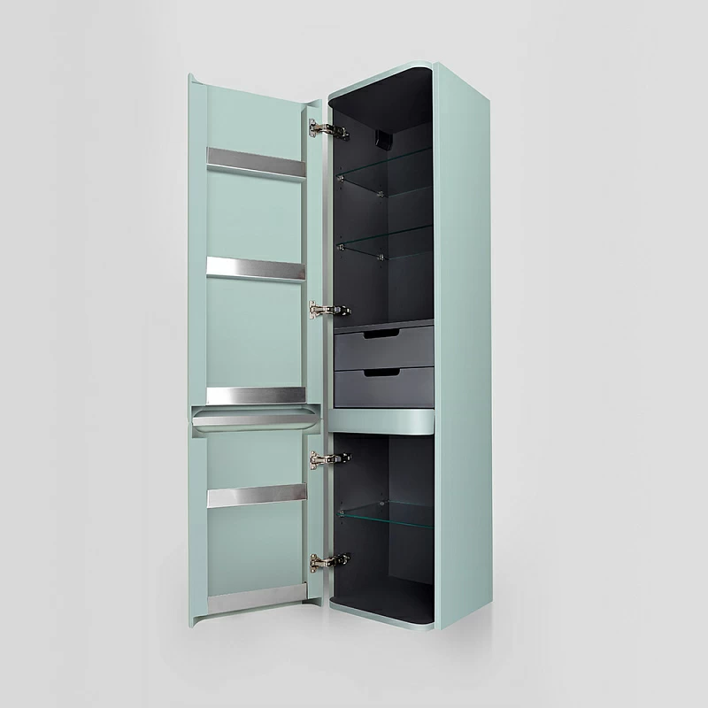 Шкаф-пенал для ванной 40 AM.PM Sensation M30CHL0406GG навесной левый мятный