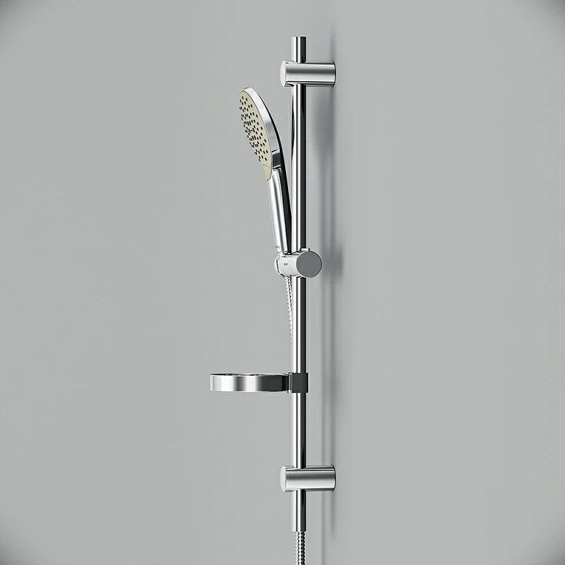 Душевой гарнитур AM.PM Like F0180064 штанга, шланг, лейка 3 режима, хром