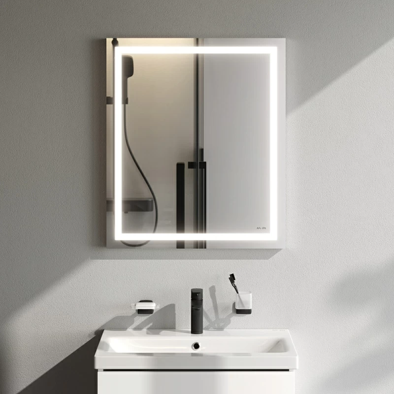 Зеркало с подсветкой в ванную прямоугольное 60 AM.PM Gem M91AMOX0601WG сенсорное