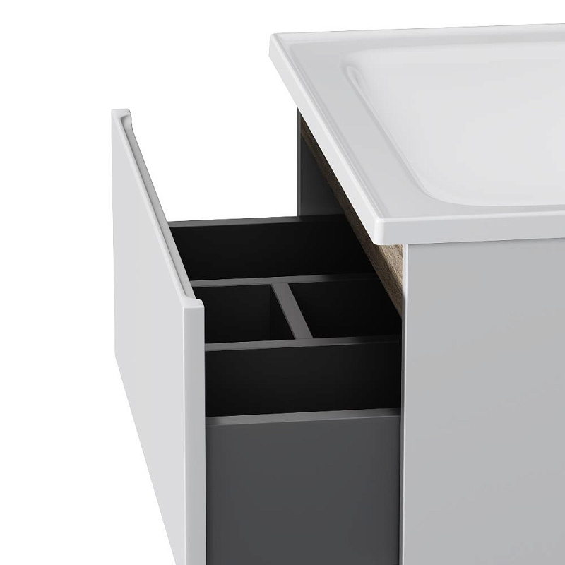 Тумба под раковину 60 AM.PM X-Joy M85AFHX0602WG подвесная белый глянец