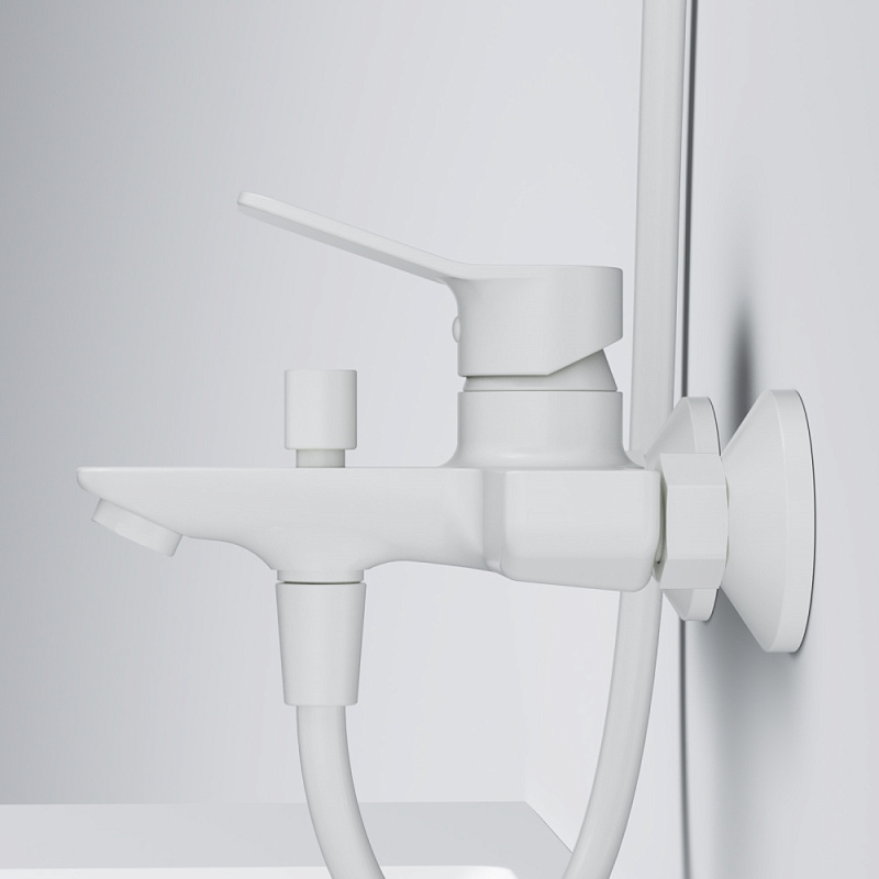 Смеситель для ванны и душа AM.PM X-Joy F85A10033 белый