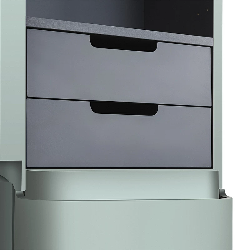 Шкаф-пенал для ванной 40 AM.PM Sensation M30CHL0406GG навесной левый мятный