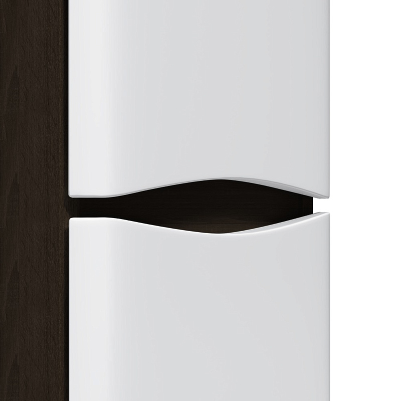 Шкаф-пенал для ванной AM.PM Like M80CSR0356VF напольный правый, венге/белый глянец